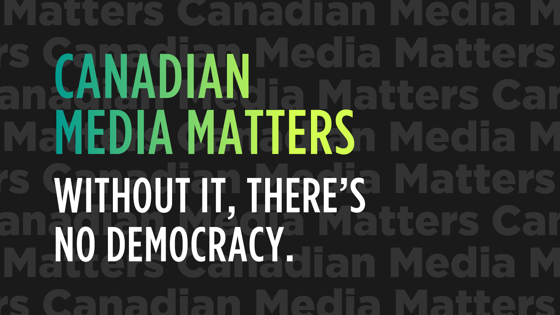 Canadian Media Matters Cover